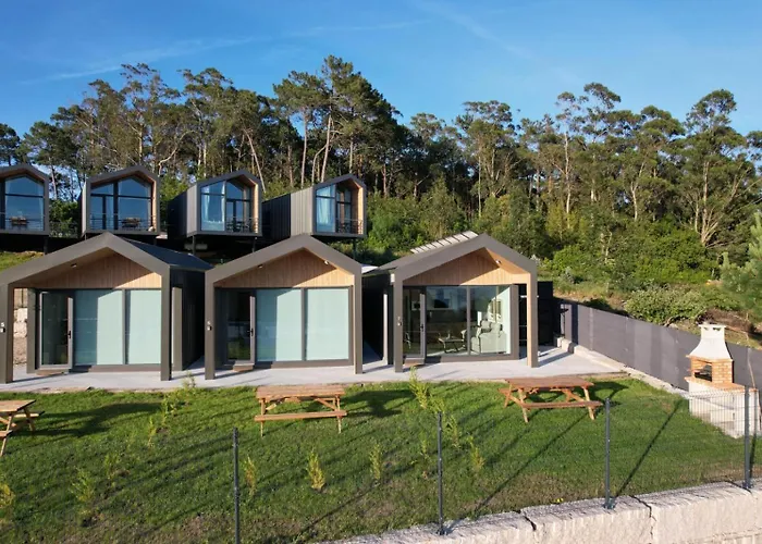 アパート Os Balcons Ria De Arousa Ii ボイロ